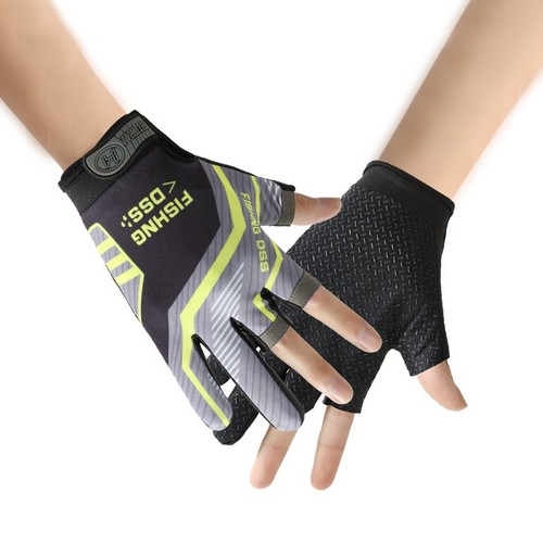 Luya Fei knocking gloves waterproof fish catching three-finger anti-slip anti-hanging gloves competitive gloves protective gloves