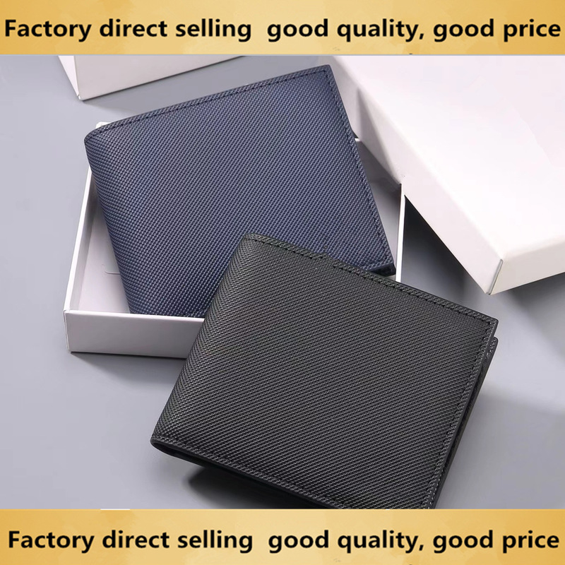 Cross-Border Foreign Trade Wholesale L Brand Crocodile Men's Wallet Short Coin Purse Wallet Casual Business Tommy