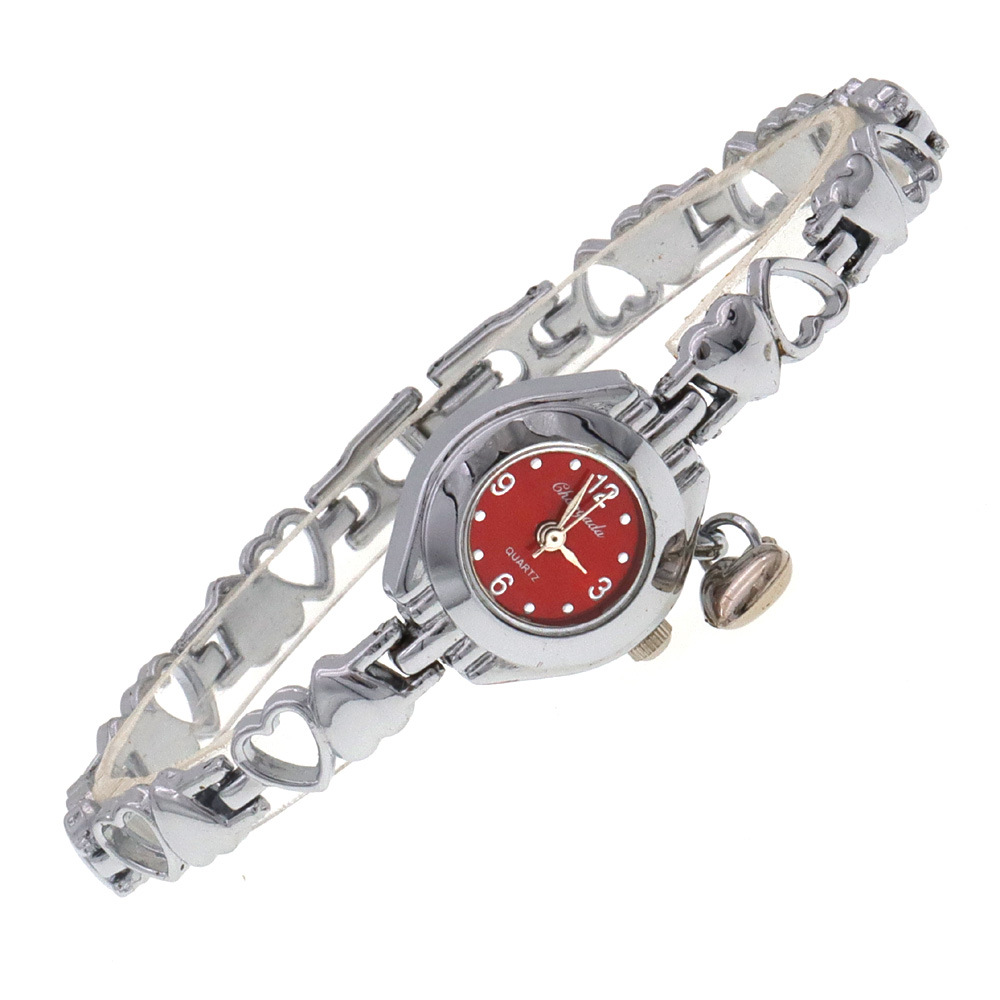 80g Weight Ordinary Glass Mirror Material Alloy Strap Material Watch Classification Pointer+Number Display Type Buckle Buckle Style Round Dial Shape Daily Occasion Quartz Movement Heart Shape Pattern Women's Gender Casual, Classic Style Style Casual Classic Style Heart Shape Buckle Quartz Watch Women's Watches 16