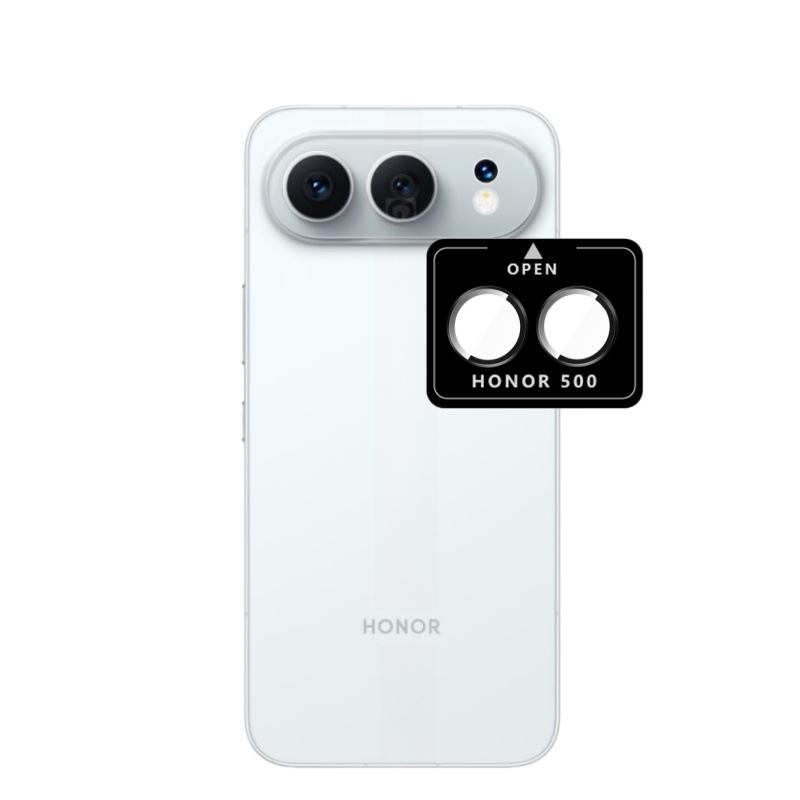 Aplicable a la película de lente de Honor 500pro, cámara de teléfono móvil de Honor, marco de metal de vidrio de posicionamiento, película protectora de ojo de halcón