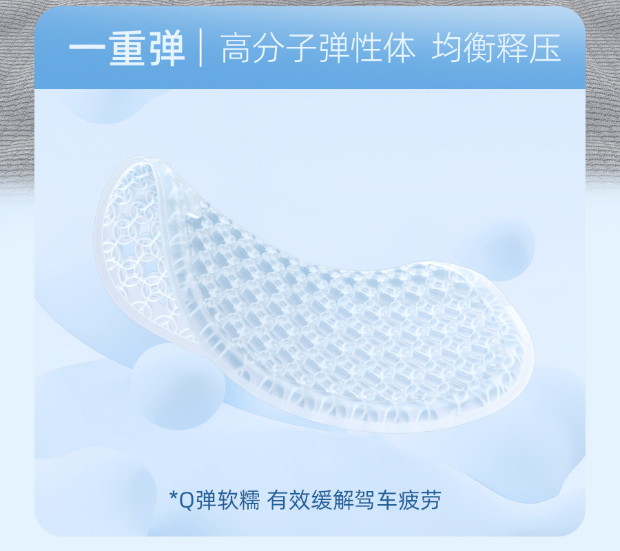 Aichewu Car All-Season Universal Summer Seat Cushion Cold Gel Seat Pad Summer Cooling Pad Ventilated Breathable Seat Cushion