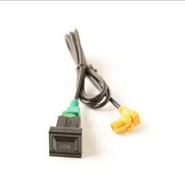 适用于大众14-17款款POLO车中控台CD预留位改装USB接口+原装线