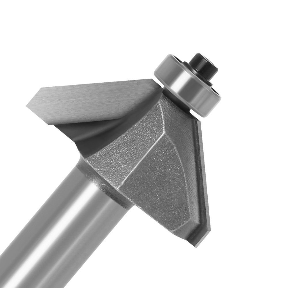 【热销】力致专业级木工刀具45度斜角刀铣刀电动工具电木铣修边机