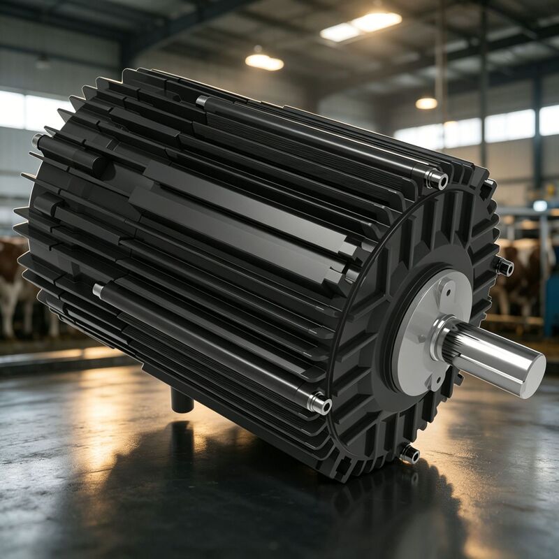 Livestock Fan Motor Permanent Magnet Synchronous Motor 380V Three-Phase Livestock Fan Motor Ec Fan Motor Motor