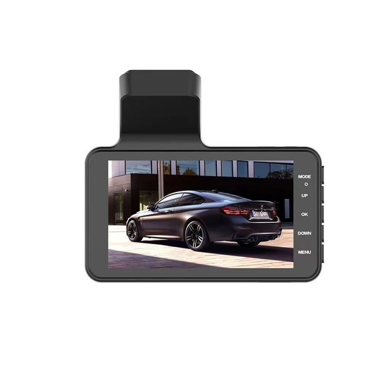 Cross-border dashcam with high-definition night vision, dual recording, dual lens 4.5inch car recorder, reverse camera wholesale