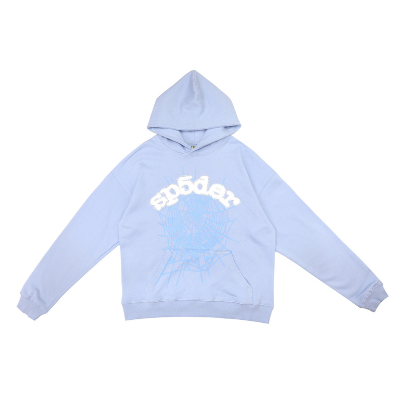 Sp1derヒップホップ歌手Young Thugと同じスタイルのフォームレター555555カップル用パーカーPinkスウェットシャツ|undefined