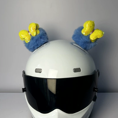 Electric Vehicles, Ski Helmets, and – Motosiklet dəbilqələri - yellow-blue