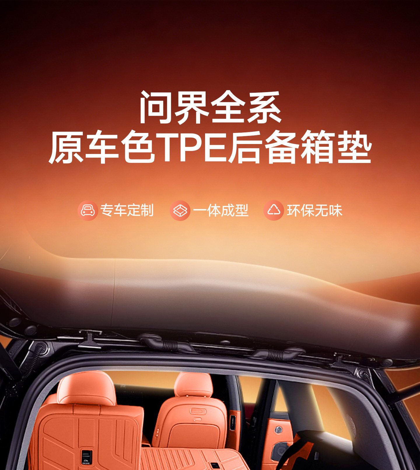 Suitable for Wenjie M7 M8 M9 M5 23-2026 Models Tpe Floor Mats Interior Modification Full Coverage Trunk Mat