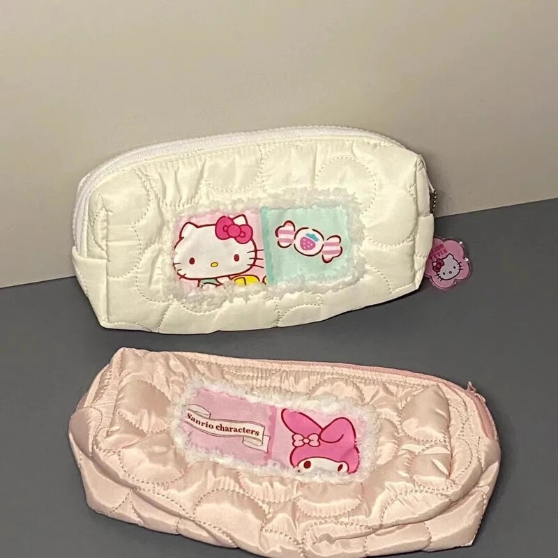 ハローキティ 超かわいい スイートハローキティ メロディーガールシリーズ ペンケース 大容量 文具収納バッグ|undefined