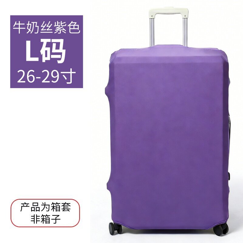 Màu tím L size 26-29inch [bìa hộp] lụa sữa 180g