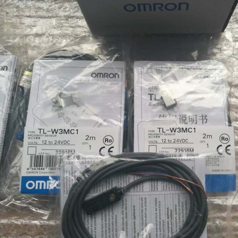 全新扁平型接近开关TL-W3MC1原装感应金属检测TL-W5MC2方形传感器