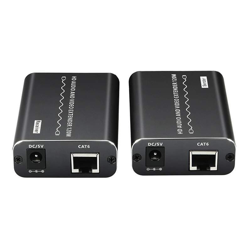 HDMI extender 120 meters without picking network cable extender IR infrared 60 meters transmitter POC signal amplification and stability