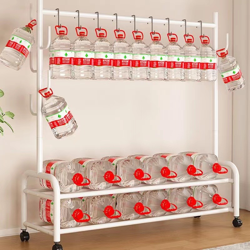 Percha de ropa vertical de piso con ruedas móviles gruesas percha de gorra doméstica de lujo ligera percha de ropa de dormitorio varilla de secado