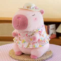 正規版カピバラぬいぐるみぬいぐるみかわいいピンク夏風情カピバラクロスボーダー人形