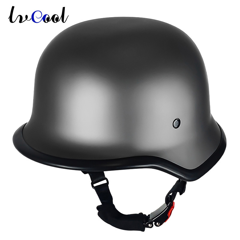 Casco retro certificado 3C, casco de soldado alemán, casco de motocicleta, casco de seguridad para vehículos eléctricos