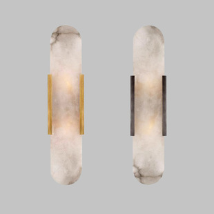 Modern Creative Natural Marble Wall Lamp Bedside Bedroom Study Designer Living Room Aisle Porch Led Wall Lamp