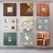 3dWall panel3D装饰墙板环保阻燃防潮三维板电视背景墙跨境批发轻