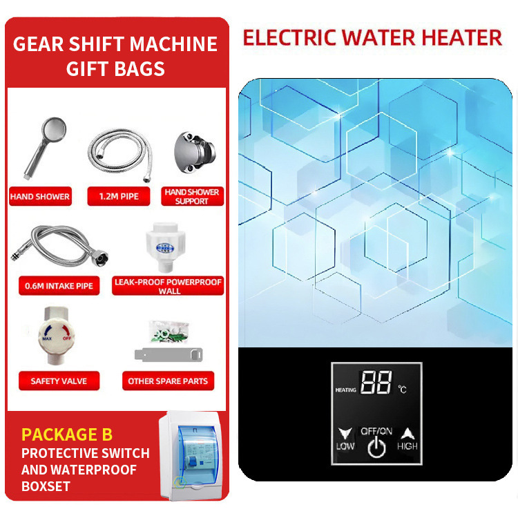 国境を越えたインスタント電気温水器 110V 家庭用インスタント加熱小型シャワーインテリジェント恒温バス省エネ|undefined