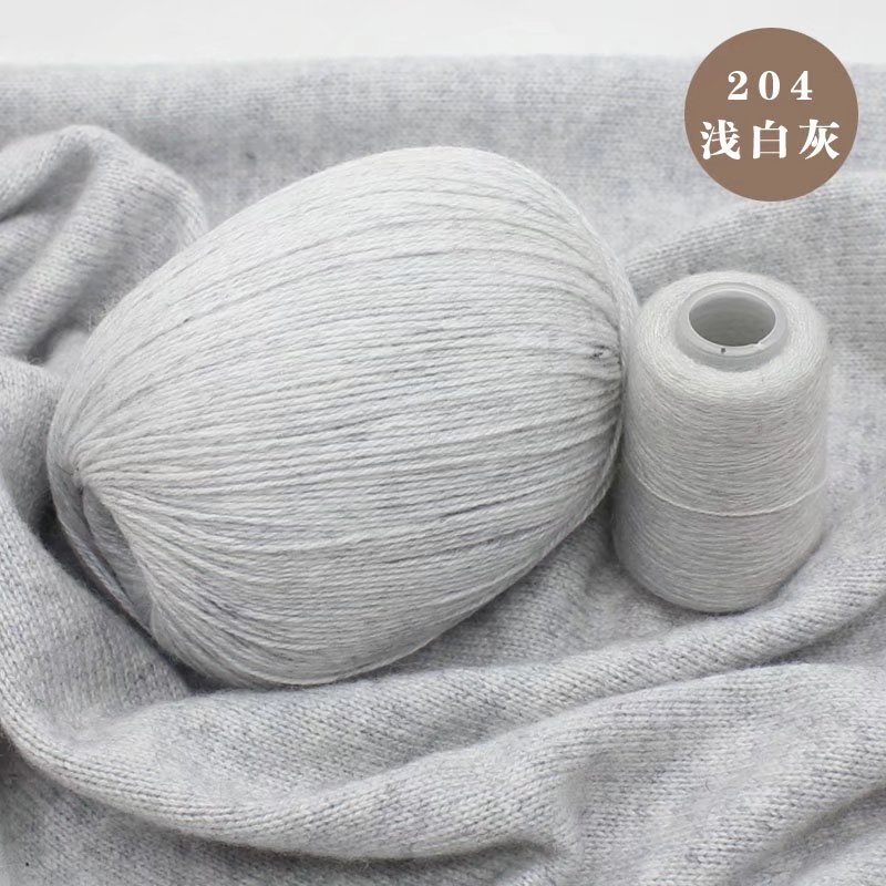 Hilo de Cachemira tejido a mano al por mayor bebé anti-pilling conejo lana medio grueso lana DIY lana tejida bufanda suéter