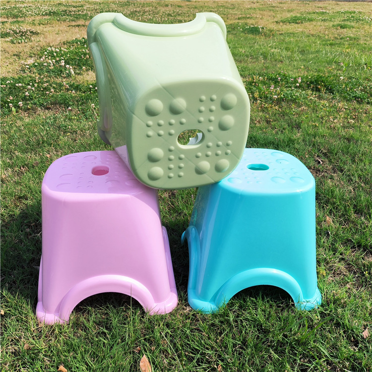 Thick plastic stool Household children's cartoon small stool cubic…