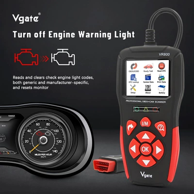 VR800 OBDII/CAN Diagnostic Avtomobil diaqnostika alətləri