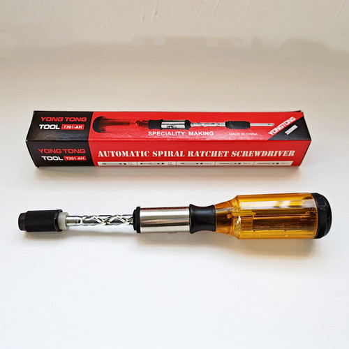 Forward and reverse push-type ratchet, semi-automatic screwdriver, quick screwdriver, labor-saving, speed-increasing, hand-pressed screwdriver