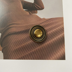 藝森ESSTUDIO 小香復古風金屬紐扣大衣外套毛衣服裝扣子飾品配件