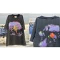 7741CH (DTG Print) Washed Black