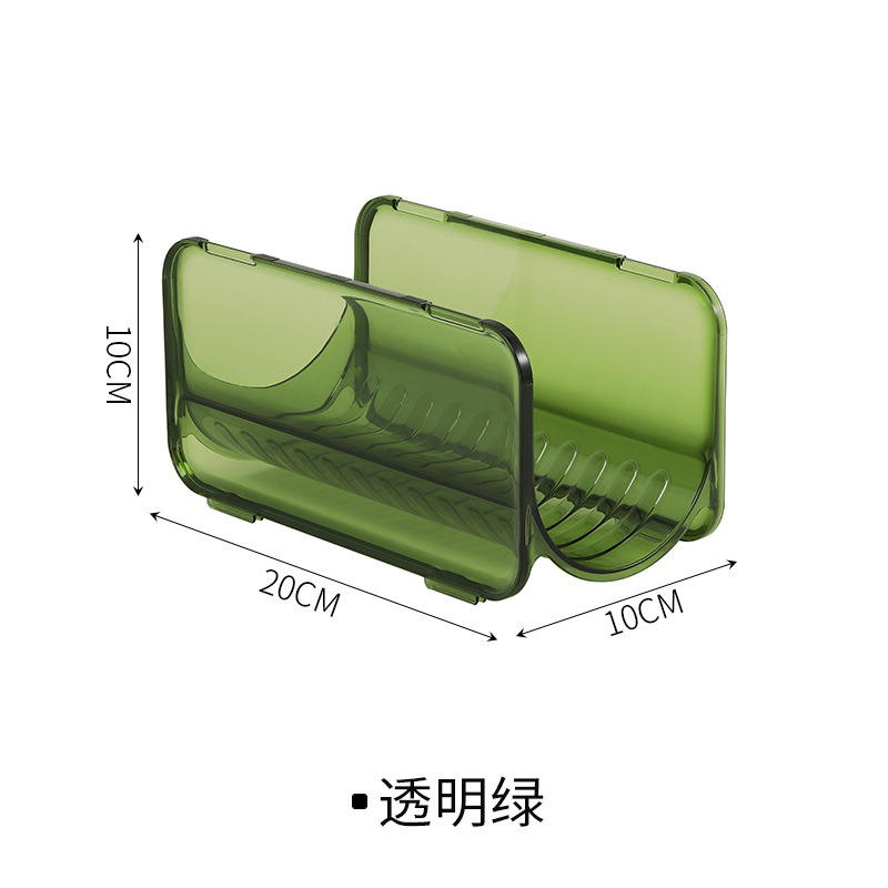 Transparent dustproof storage system for home use, creative glass holder
