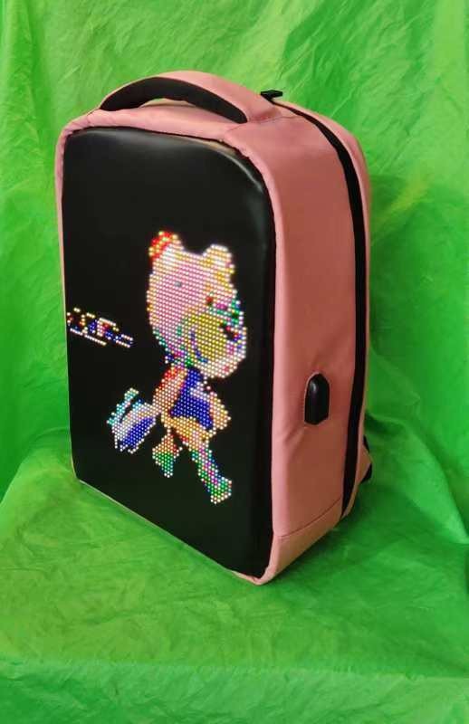 T4-어깨 디스플레이 책가방 핑크