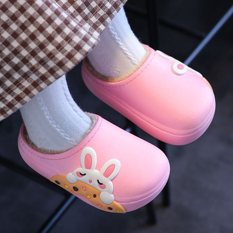 Winter children's cartoon cute insulated keep warm non-slip slippers