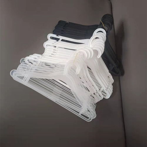 Wholesale dry cleaning shop disposable hangers foreign trade clothing factory universal hangers hotel plastic hangers home thickening