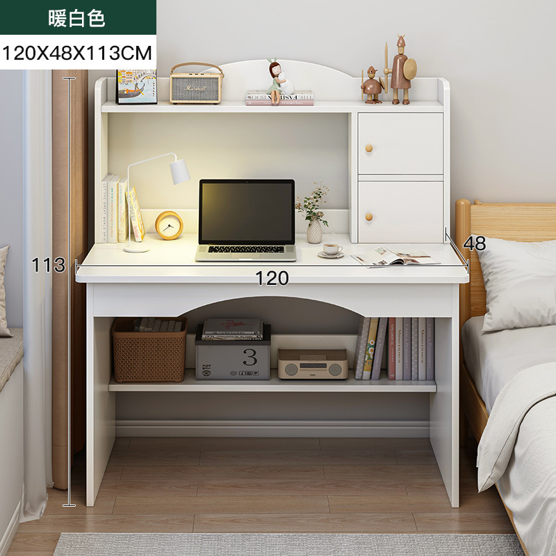 더블 도어 120cm 단일 테이블-따뜻한 흰색