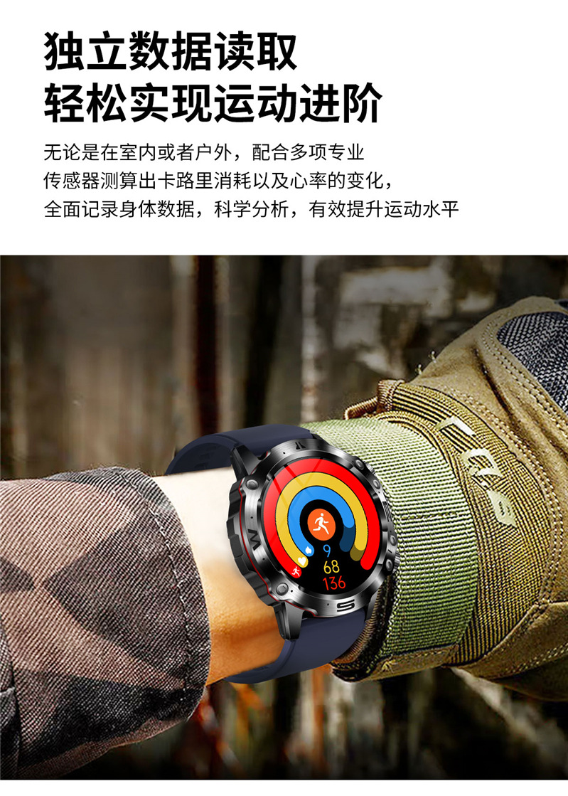 2024 Cross-border New ET482 smartwatch AMOLDE high-definition non-invasive blood glucose, body temperature and blood pressure Outdoor Sports undefined