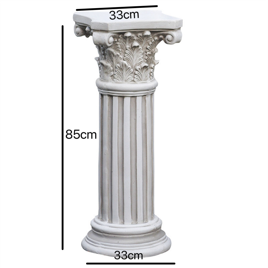 1045 Columna romana gris vintage