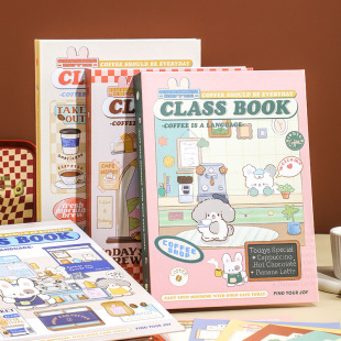 Fangdao full-color hand-painted painting style classmate record primary school sixth grade girls graduation album new message book wholesale