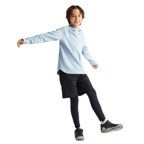  new style European and American export boys' children's sports fitness running yoga pants faux two-piece cycling basketball climbing