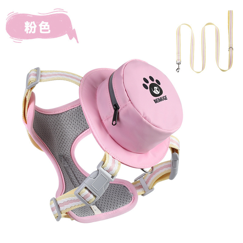 犬用リード、ベスト型、漫画柄ペット用、小型犬・中型犬用、散歩用リード、脱走防止、ペット用ハーネス|undefined
