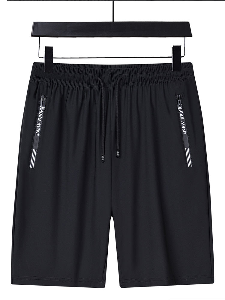 Pantalones Cortos Casuales para Hombre de Nailon, Elásticos para Verano