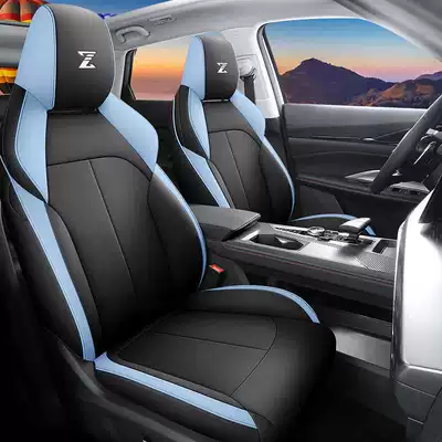 and seat covers | Modelə uyğun (Original) oturacaq örtükləri - black-and-blue-standard-version-note-the-model-year-front-row-fully-covered-rear-row-partially-covered