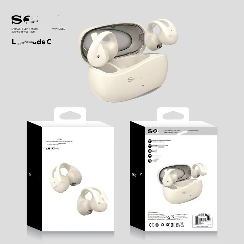 国境を越えた新製品はlink buds Cクリップ耳式bluetoothイヤホン運動イヤホンが自主的に騒音を低減する電気商を適用している|undefined
