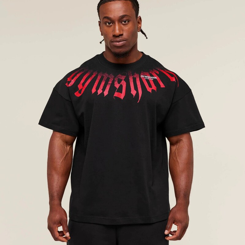 American-Style New Shark Muscle Fitness Plus-Size Sports T-Shirt, Loose Round-Neck Cotton Casual Short-Sleeve for Jogging, Cross-Border American-Style New Shark Muscle Fitness Plus-Size Sports T-Shirt, Loose Round-Neck Cotton Casual Short-Sleeve for Jogging, Cross-Border