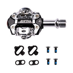 ZTTO Mountain Bike Self-Locking Locking Pedal Dual-Sided Aluminum Alloy Locking Pedal Bearing Pedal with Locking Plate