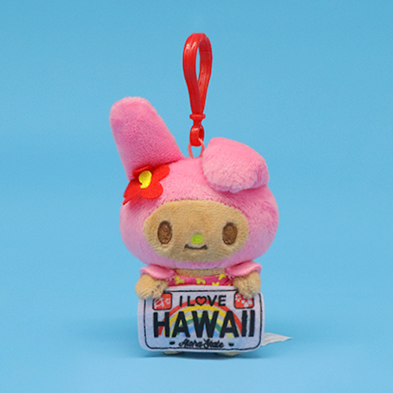 ハワイ黒草スカートハローキティ人形バッグペンダントキーホルダーぬいぐるみ日本サンリオ|undefined