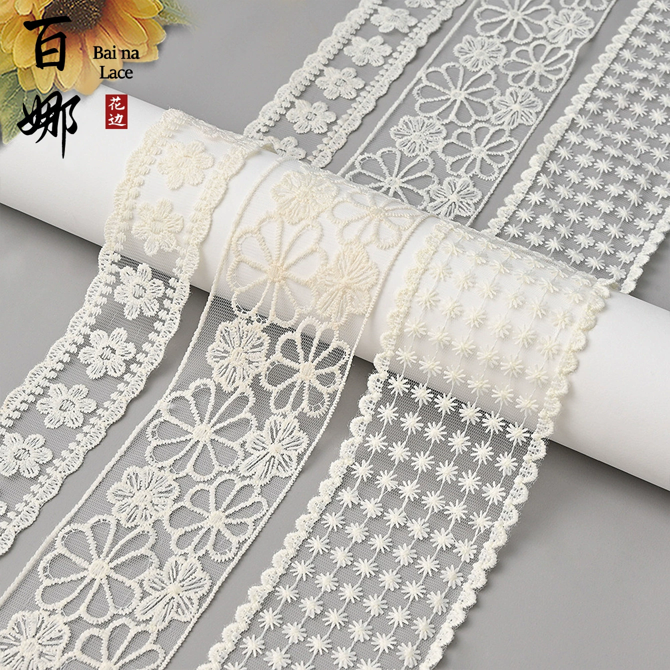 Нижняя сетка вышивка белый водорастворимый кружевной цветок кружевной производитель спот поставляет шторы кружевные аксессуары для одежды