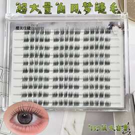 粘胶款超大量白日梦假睫毛可爱原生毛流感上镜自然纯欲又甜又盐