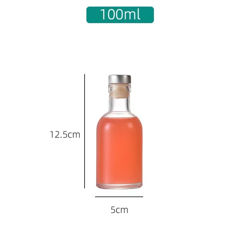 Botella vacía de vodka botella vacía de vino de fruta corporativa privada personalizada botella de vidrio blanco cristalino especial para banquete soporte personalizado