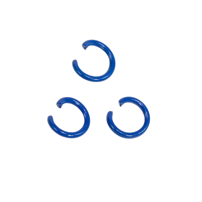 Pintura de color abierto anillo de conexión de hierro pulsera collar material hecho a mano DIY accesorios de la joyería