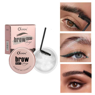 European and American Cross-Border Export Ocheal Wild Eyebrow Cream Natural Styling Liquid Transparent Colorless Gel Shaping Eyebrow Soap Eyebrow Gel