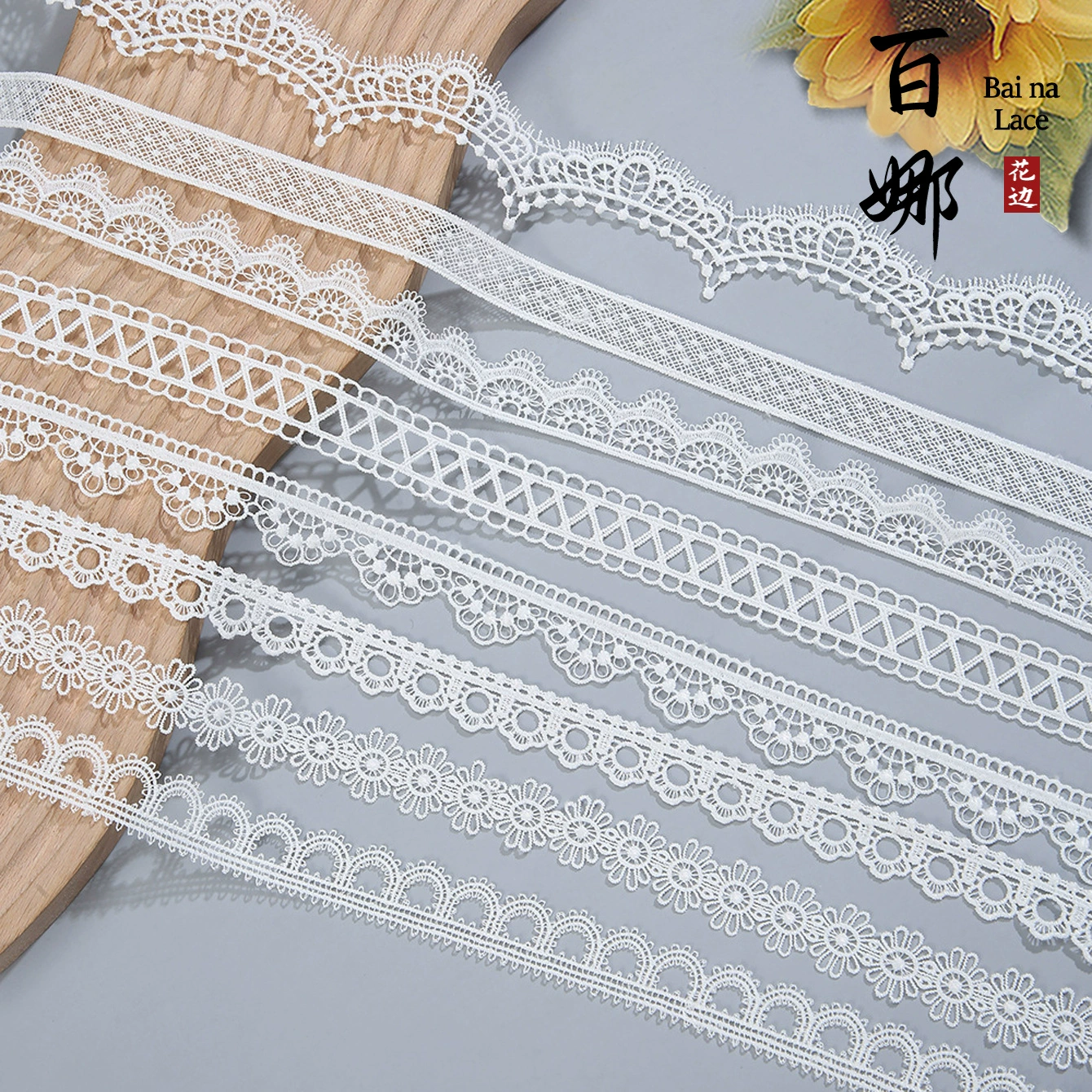 Водорастворимое тонкое кружево для вырезов, DIY юбка, воротник, упаковка для букетов, аксессуары для одежды